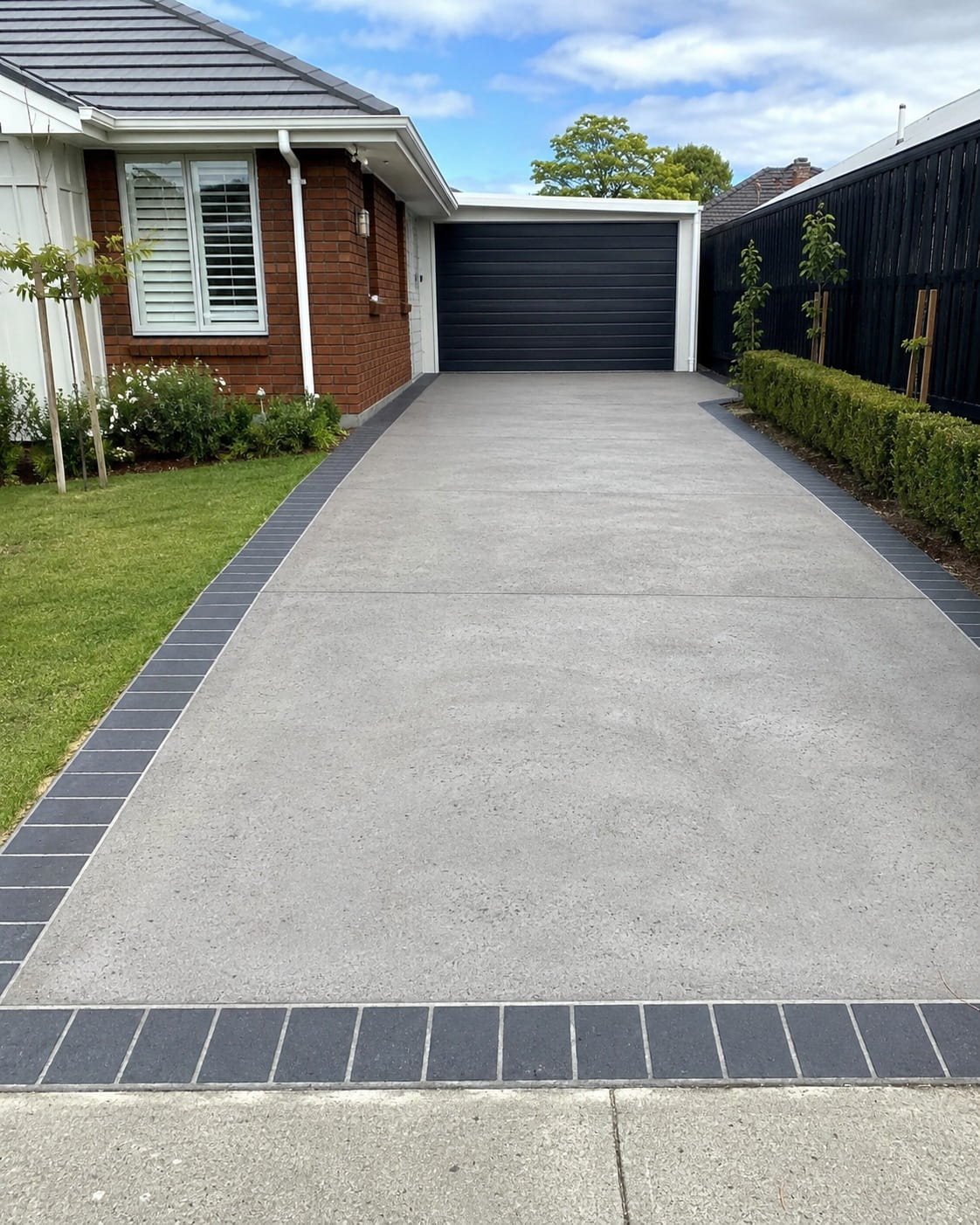 concrete driveway north shore