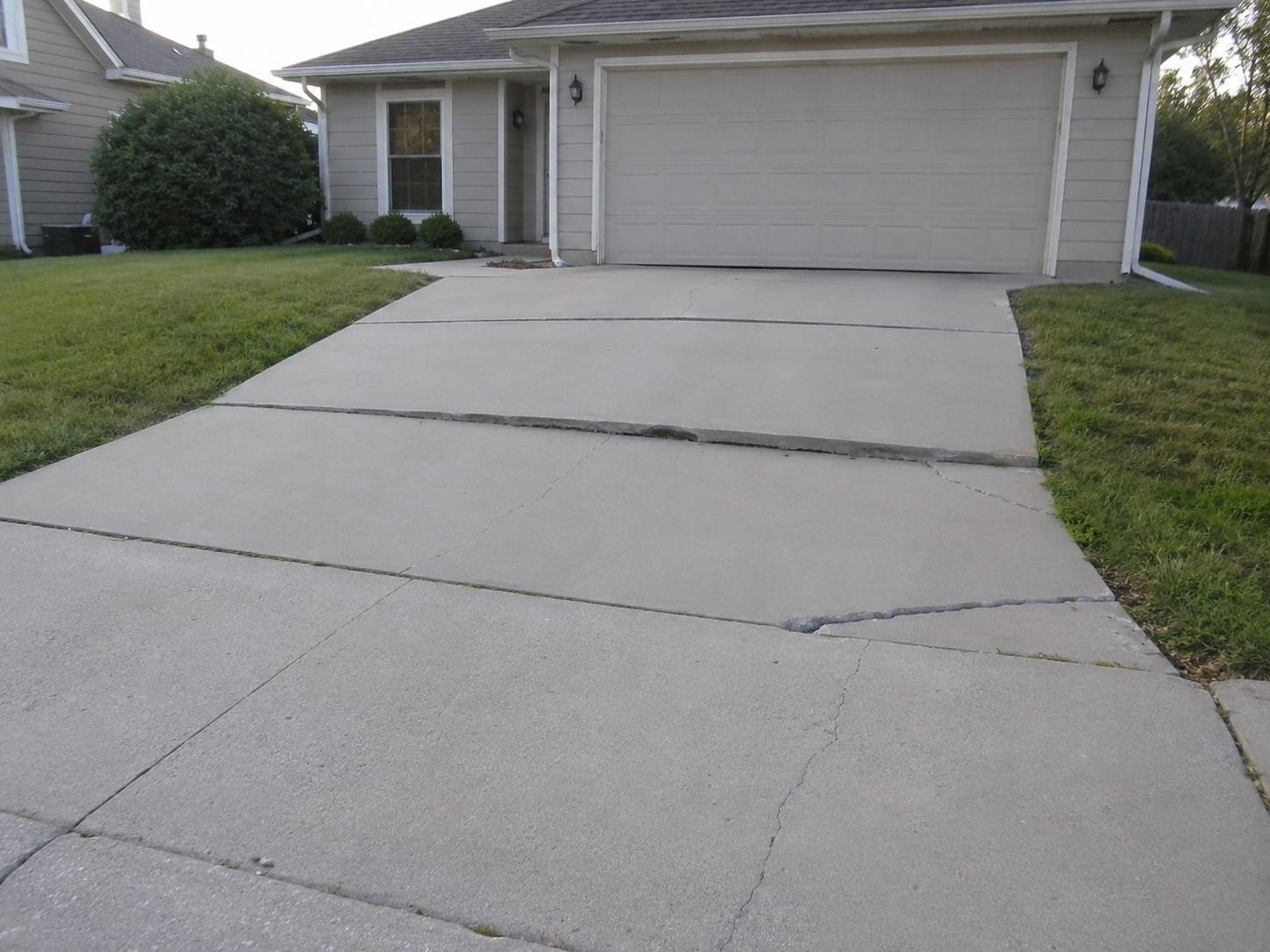 Improperly compact subgrade